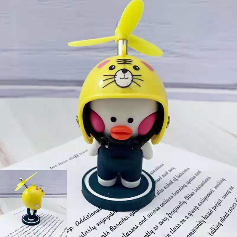 Phụ kiện đồ chơi Vịt Douyin gắn xe hơi , xe máy , trang trí để bàn dễ thương