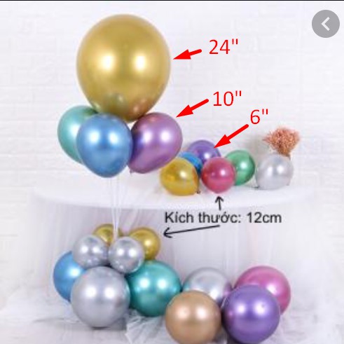 SIÊU NHŨ CHROME 24"  TRANG TRI SINH NHẬT, SỰ KIỆN, PARTY DECOR