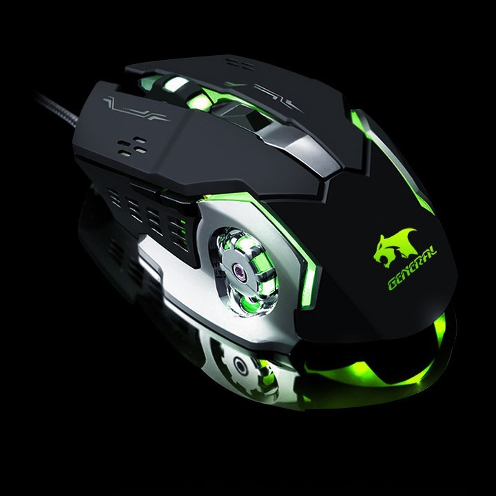 Combo Bàn Phím Giả Cơ Và Chuột Led 7 Màu R8 1822 - X9 (Đen) + Tặng Lót Chuột - NK