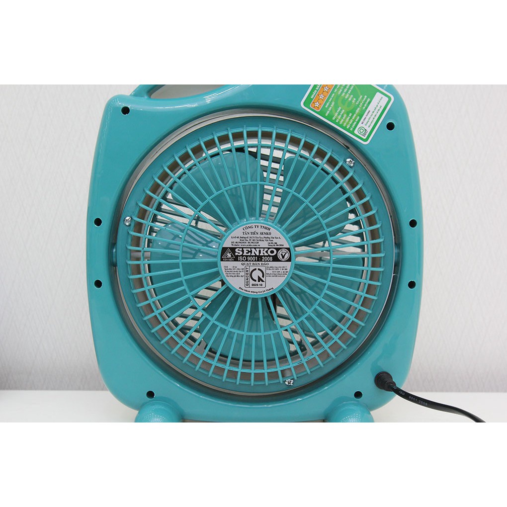 ⚡NOW SHIP⚡ QUẠT HỘP BÀN ĐẢO SENKO 3 TẤC BD1012 màu ngẫu nhiên - Bảo Hành 12 Tháng.