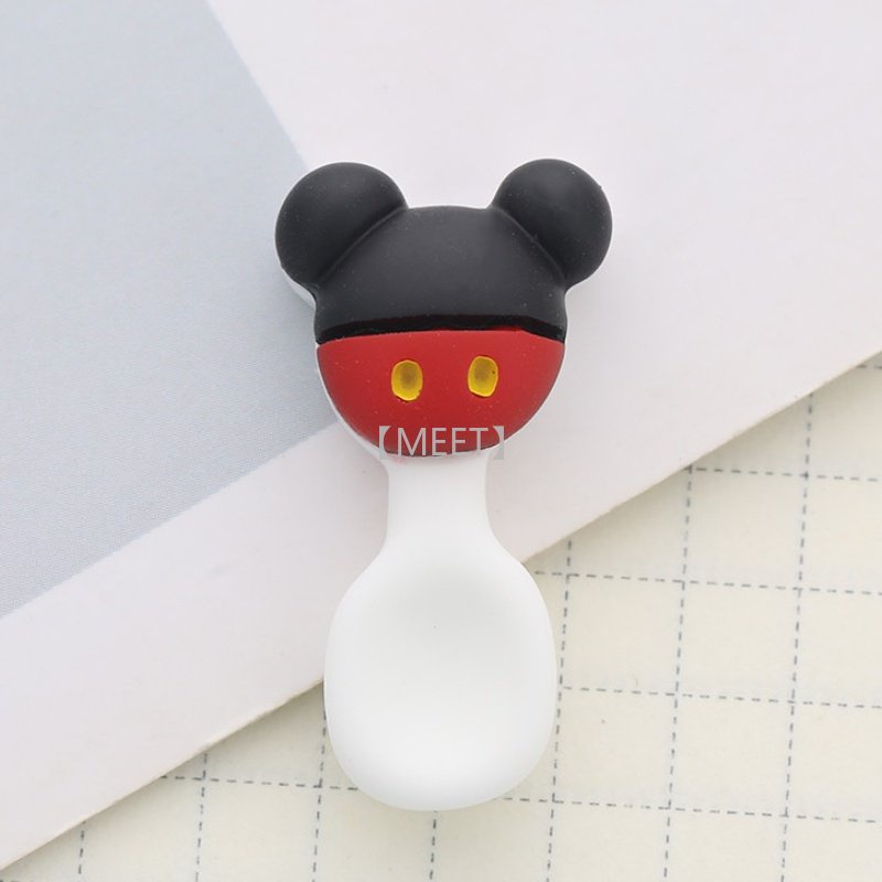 1 Cái Muỗng Sắt Mô Phỏng Hình Chuột Mickey Hoạt Hình Tự Làm Trang Sức Thủ Công DIY