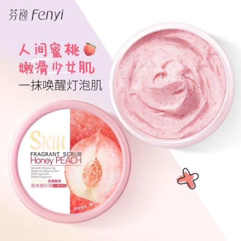 Tẩy Da Chết Body Đào Heyxi Peach 200g