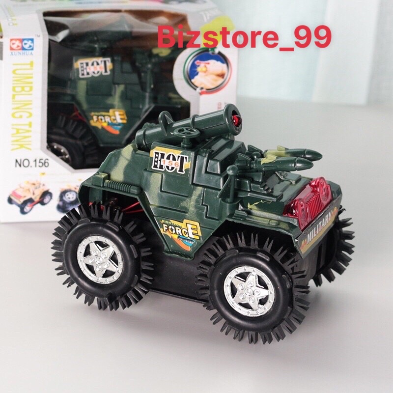 Đồ chơi xe tăng chạy bằng bin có nhạc và đi được