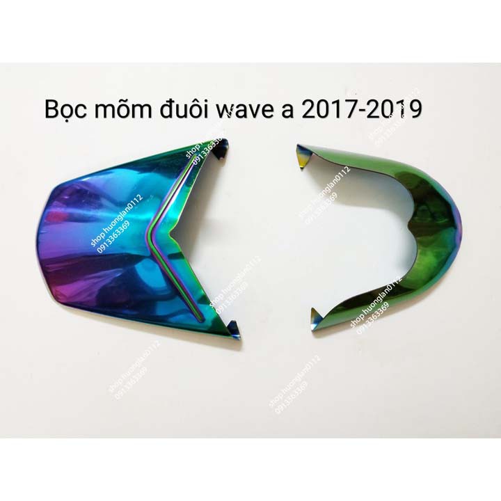 ( Hàng Chất, giá tốt ) Bọc Mõm Đuôi Titan Wave A 2014 - 2020, RSX ... Bảo Vệ Dè Trước Sau ( giá 1 bộ )