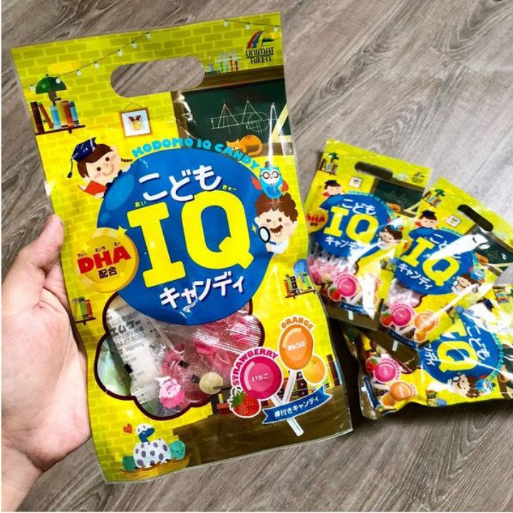 KẸO MÚT KODOMO IQ-CA BỔ SUNG DHA VỊ TRÁI CÂY (DATE 2023)