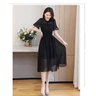 ĐẦM MAXI VOAN ĐÍNH NÚT