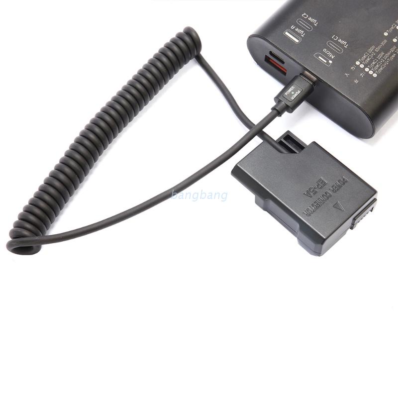 Bộ chuyển đổi nguồn loại C USB sang EN-EL14 cho pin Nikon