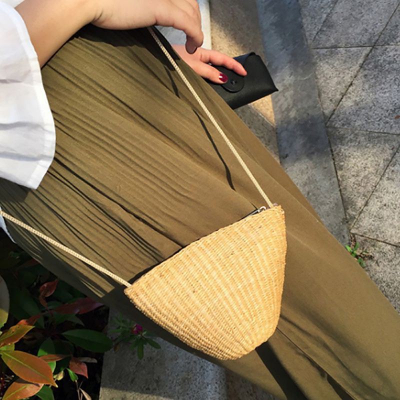 Túi Xách Nữ Túi Đeo Chéo Đan Mây Phong Cách Bohemian Thanh Lịch Dành Cho Nữ