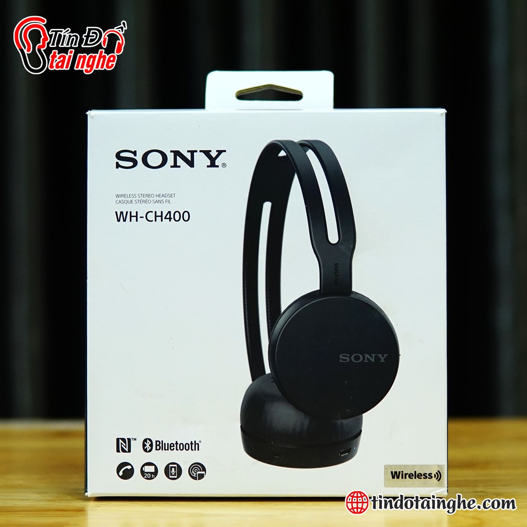 Tai nghe không dây Bluetooth Sony WH CH400 | Hàng chính hãng.