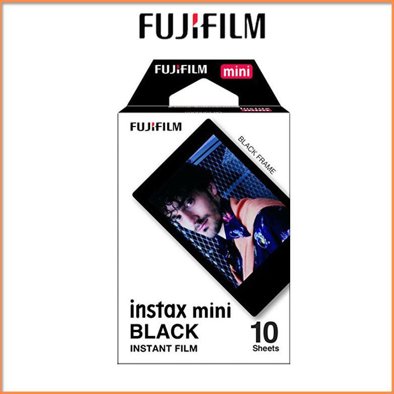 Bộ 10 Tấm Giấy In Ảnh Polaroid Fujifilm Instax Mini Đen