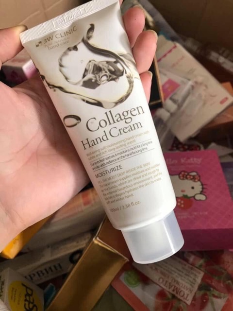 Kem dưỡng da tay 3W Clinic Collagen