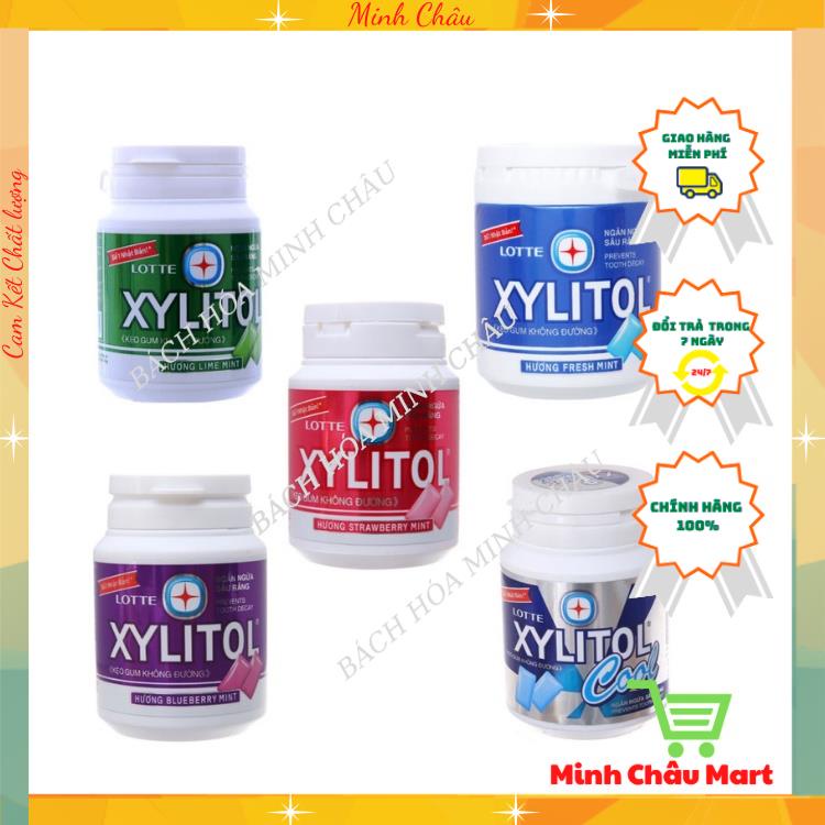 Kẹo Cao Su - Kẹo Gum Không Đường Xylitol 137,8g Đủ Vị