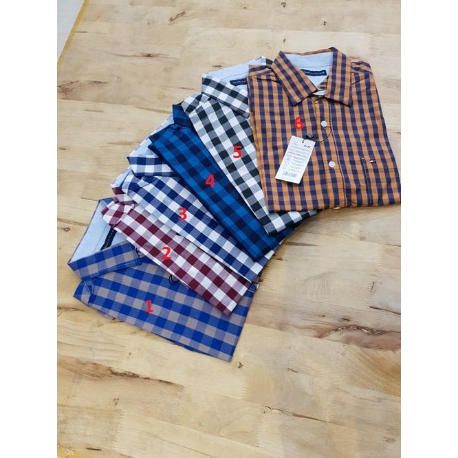 ÁO SƠ MI NAM SỌC CARO TAY NGẮN SIÊU ĐẸP | BigBuy360 - bigbuy360.vn