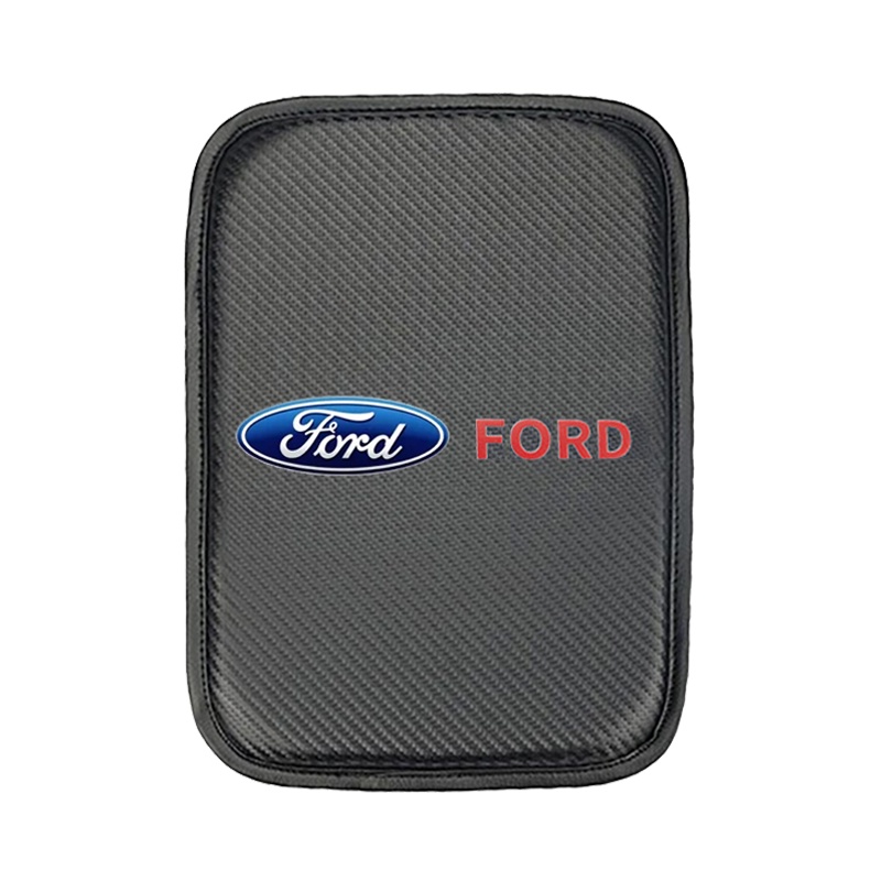 Đệm Sợi Carbon Lót Hộp Tỳ Tay Xe Hơi Ford Focus Fiesta Ranger Ranger Ecosport Everest