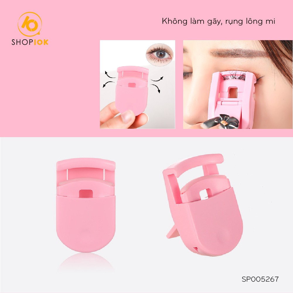 Dụng cụ kẹp uốn mi cong, kẹp lông mi uốn cong tiện dụng khi trang điểm - SP005267