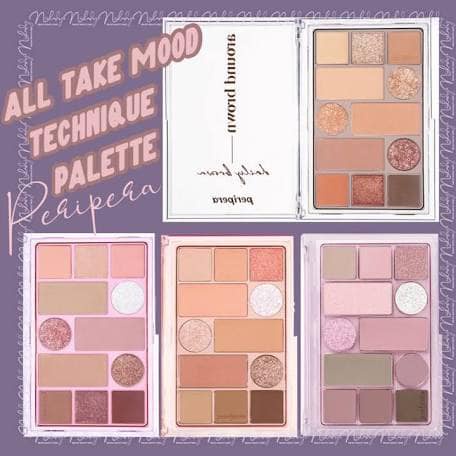 Bảng phấn mắt 𝑷𝑬𝑹𝑰𝑷𝑬𝑹𝑨 𝑨𝒍𝒍 𝑻𝒂𝒌𝒆 𝑴𝒐𝒐𝒅 𝑻𝒆𝒄𝒉𝒏𝒊𝒒𝒖𝒆 𝑷𝒂𝒍𝒆𝒕𝒕𝒆