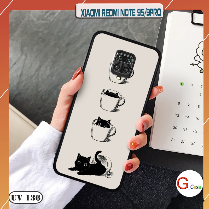Ốp lưng Xiaomi Redmi Note 9S-9Pro nhám viền dẻo