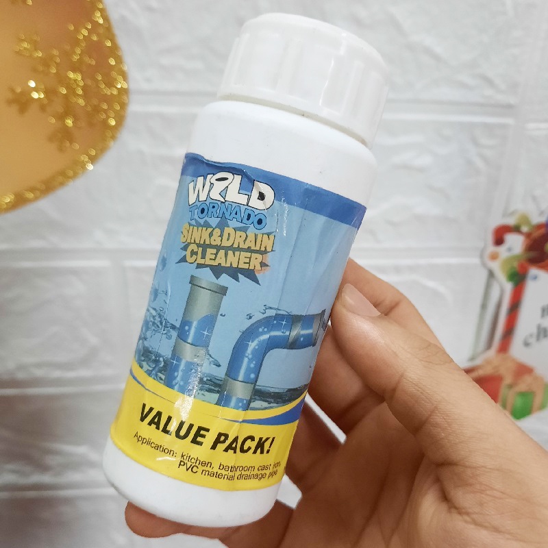 Bột Thông Tắc Cống Toilet Cực Mạnh  - Thông Tắc Cống, Đường Ống, Bồn Cầu, Bồn Rửa, Lavabo 300g (PDA)
