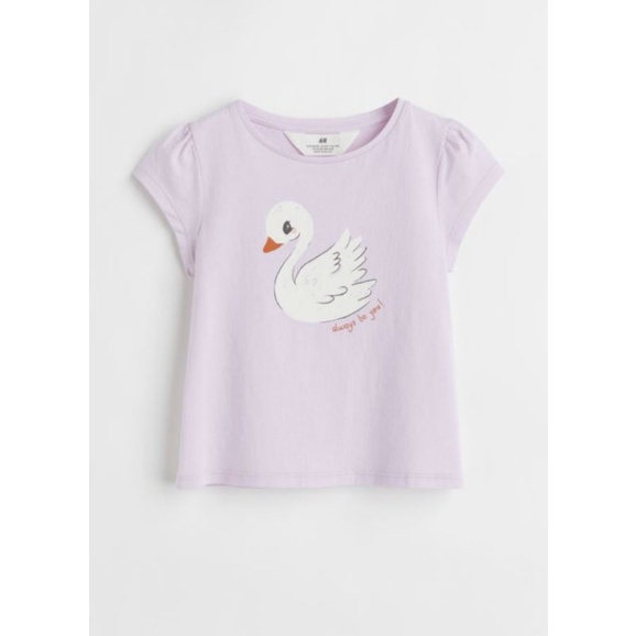 Áo thun bé gái chính hãng H&M cho bé 1,5-8 tuổi