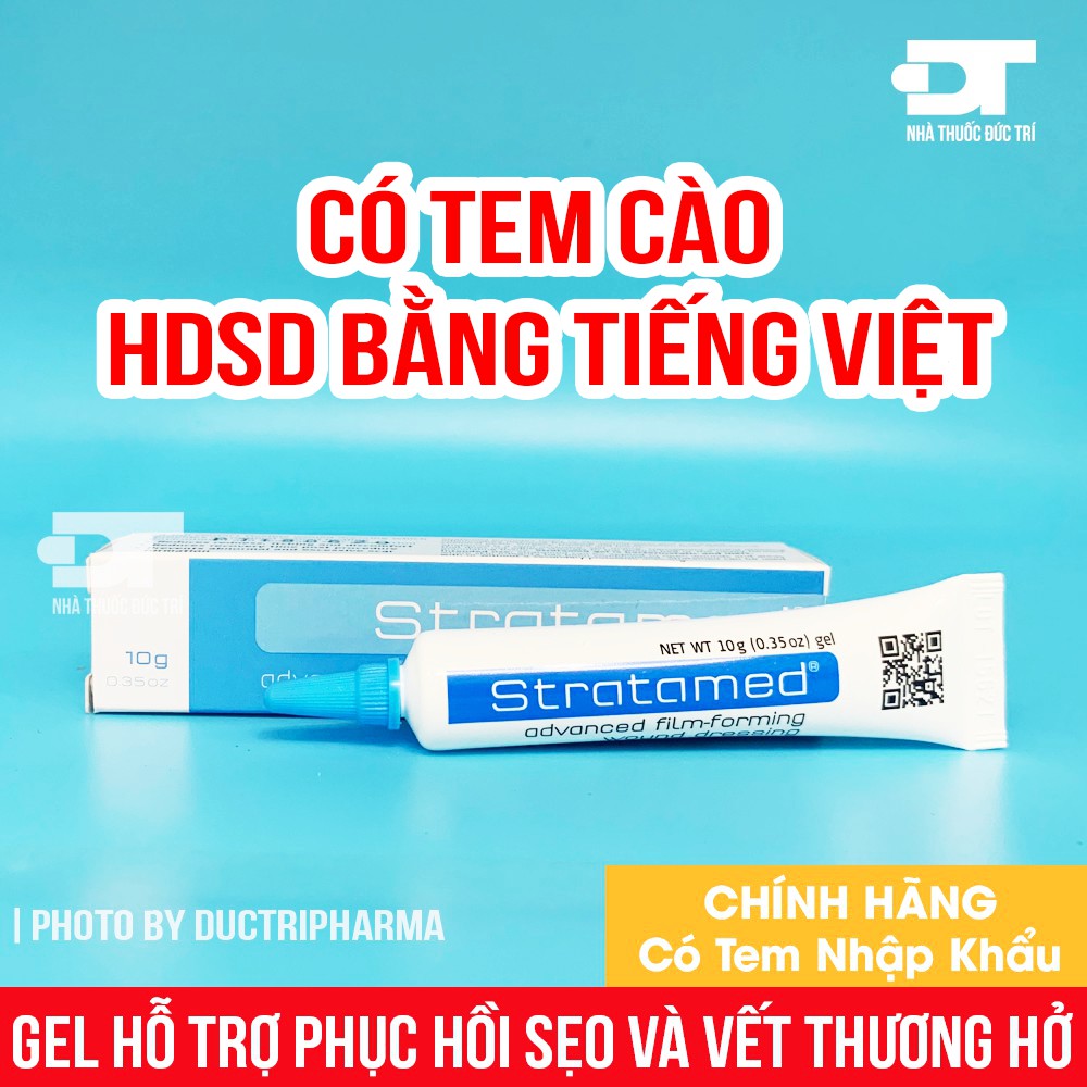 [CHÍNH HÃNG] Gel Hỗ Trợ Phục Hồi Sẹo Và Vết Thương Hở Stratamed