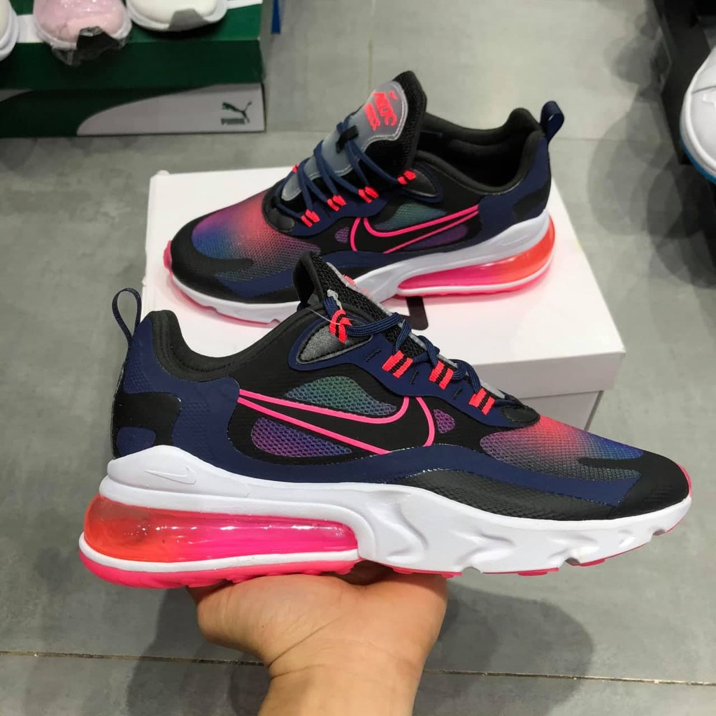 Giày Nike Air Max 270 React-CK6929 400-đen hồng
