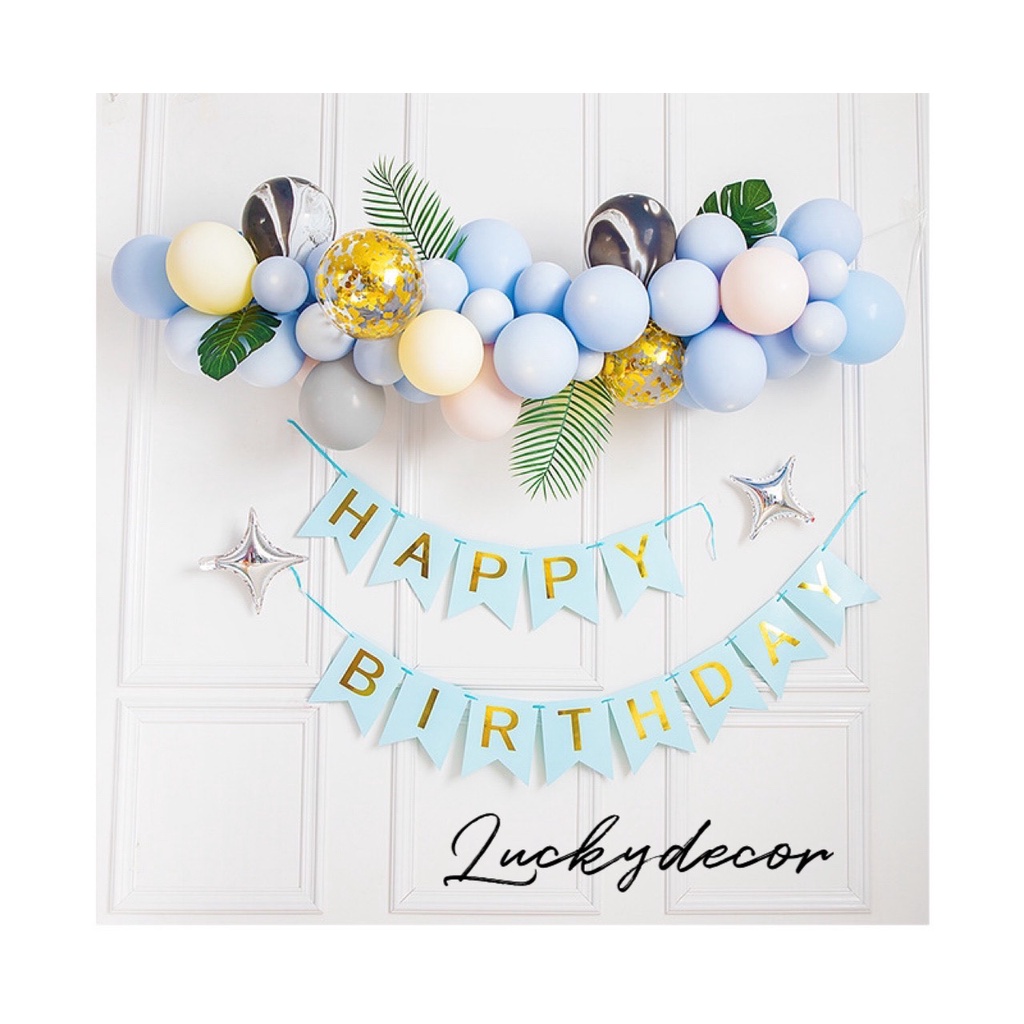 SET BÓNG BAY sinh nhật bé trai handmade phong cách hàn quốc HQ022