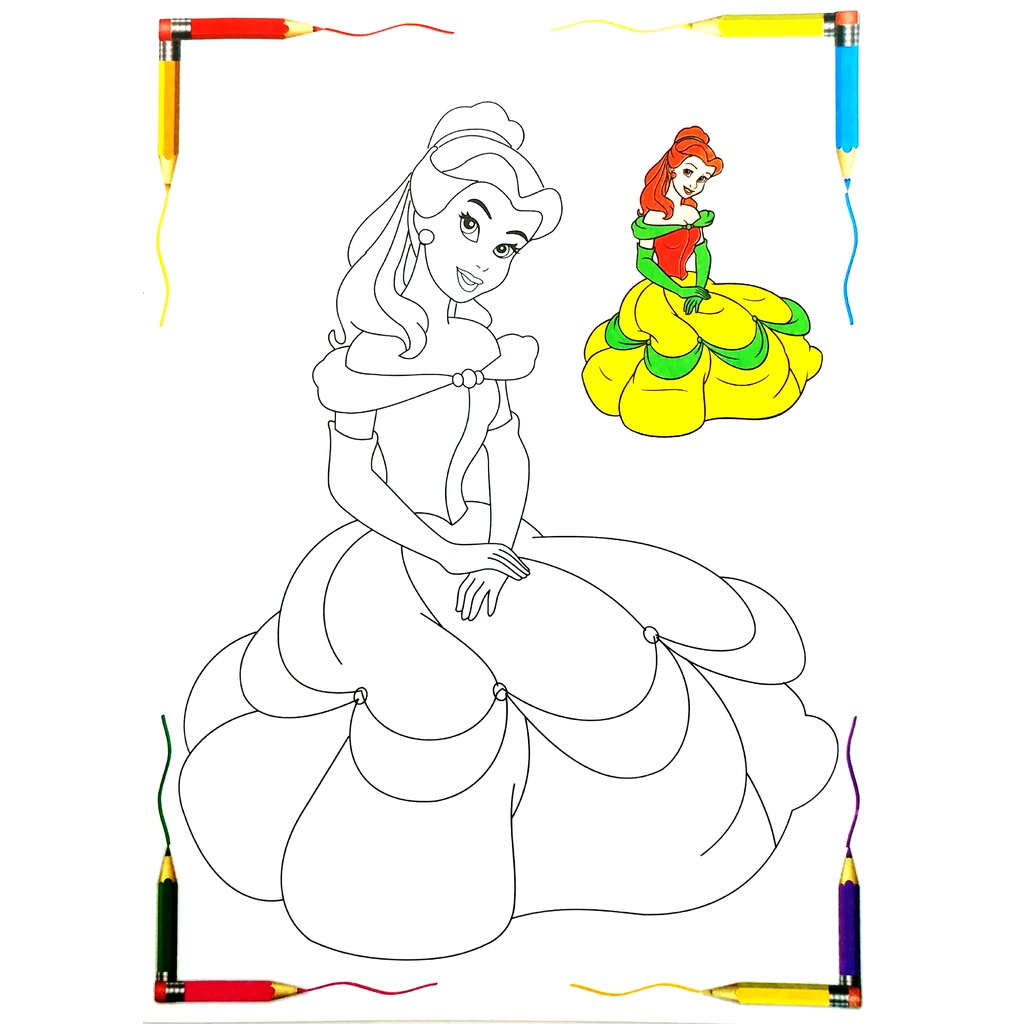 Sách Bé Tô Màu Công Chúa - Tập 2