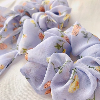 BOW SCRUNCHIE - dây buộc tóc voan hoa nàng thơ🧚🏻‍♀️