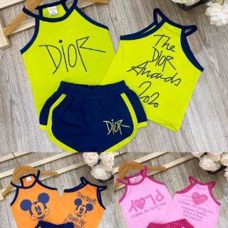 Set 3 bộ ba lỗ cho bé gái 8/19