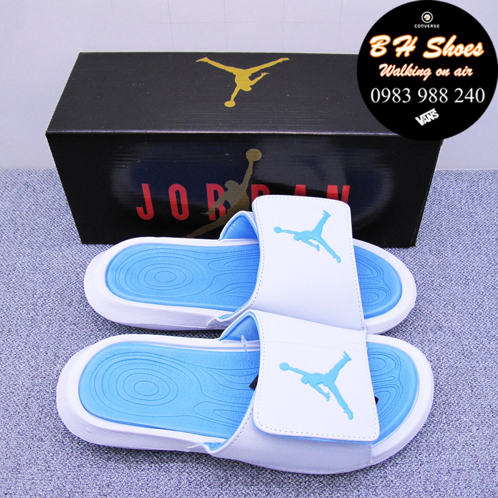 Dép Jordan hydro 6 Free ship + hộp hàng loại 1.1 JD bóng rổ siêu cấp quai ngang dán nam nữ unisex hot trend. BH Slippers