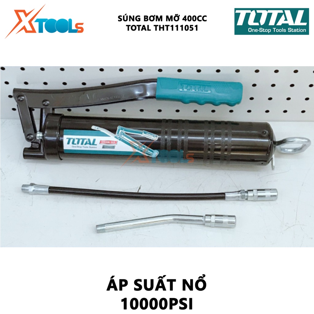 Súng bơm mỡ TOTAL THT111051 | dụng cụ bơm mỡ hơi, bôi trơn, phun mỡ động cơ, linh kiện máy móc. [XTOOLs]