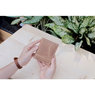 VÍ CARD DA BÒ THẬT [HANDMADE]
