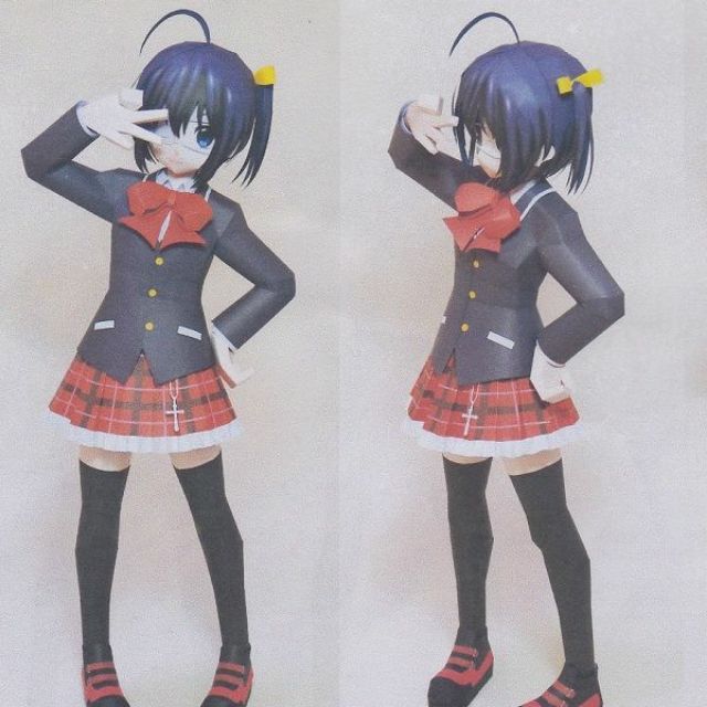 Mô hình giấy anime girl Takanashi Rikka