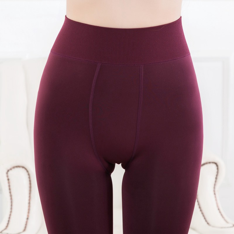 Quần legging vải nhung giữ ấm thời trang mùa đông cho nữ