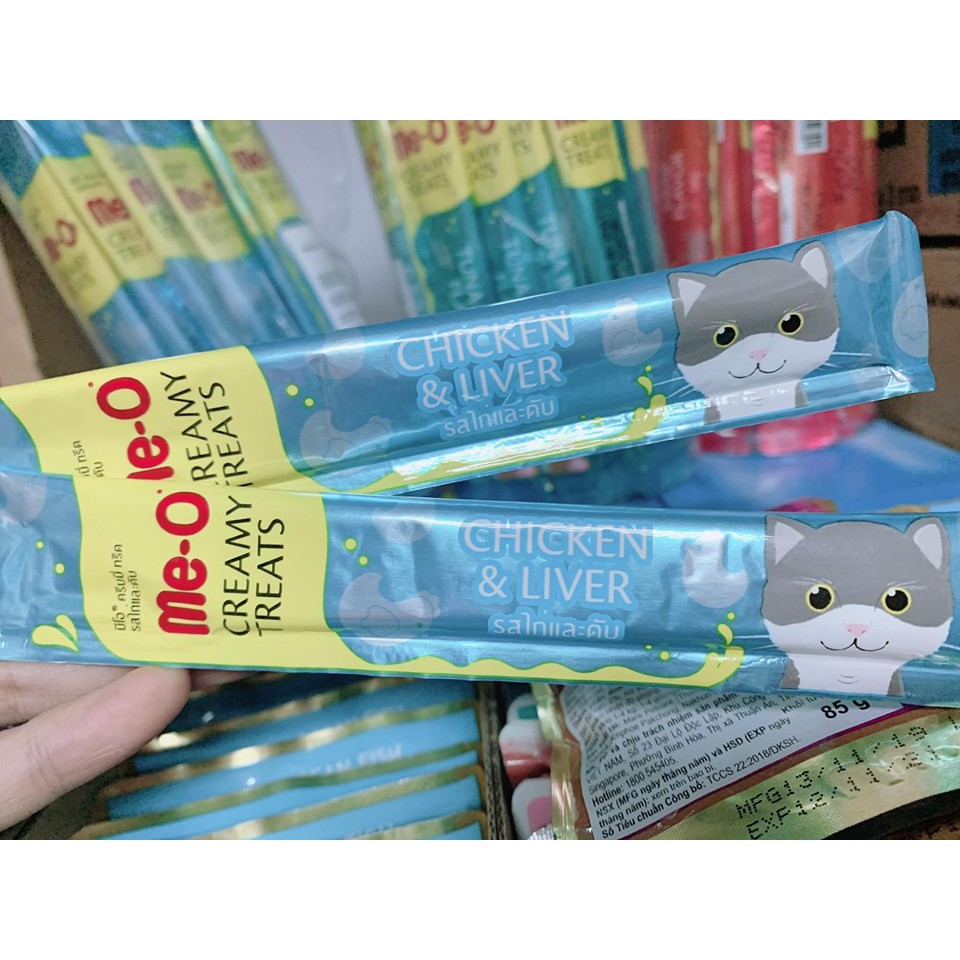 [ Bán sỉ ] THỨC ĂN CHO MÈO Combo 5 thanh súp me-o cho mèo