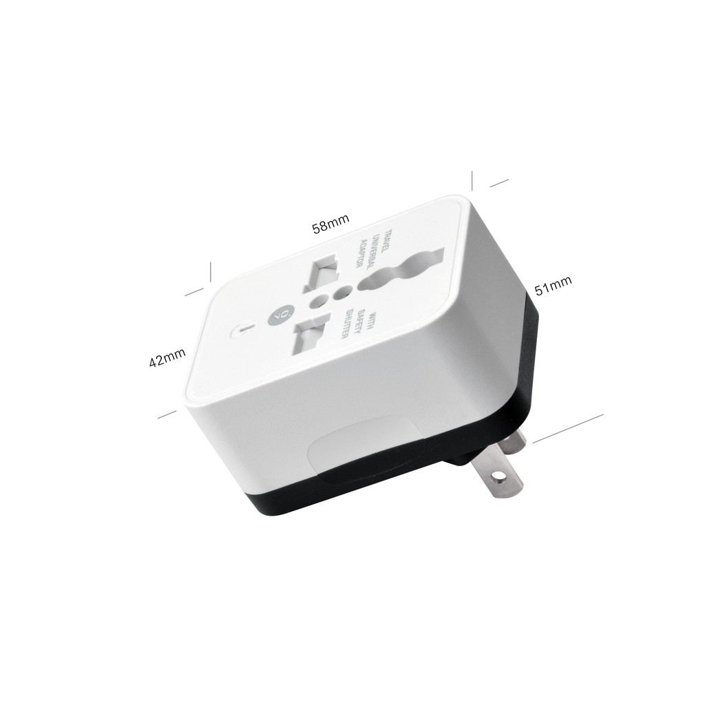Củ sạc USB Ổ Cắm chuyển đổi Đa Năng Du Lịch