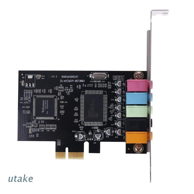 Card Âm Thanh Utake Pci-E 5.1 Kênh Cmi8738 Txc090 Cho Máy Tính | BigBuy360 - bigbuy360.vn
