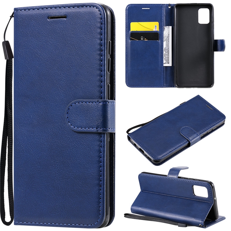 Bao da điện thoại dạng ví nắp gập làm đế đỡ cho Samsung Note 10 Lite S10 Lite A81 A91 A71 A51 A41 A31 M30S M21 A21s