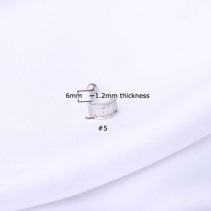 Bông tai hình ngôi sao / trái tim / nhiều hình dạng khác 16guge
