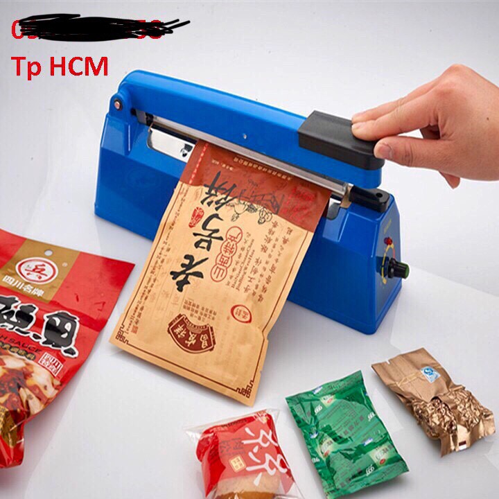 Máy Hàn Miệng Túi Cầm Tay 20cm ,Máy hàn miệng túi mini cầm tay,Máy hàn miệng túi nilon dập tay Impulse Sealer 20cm