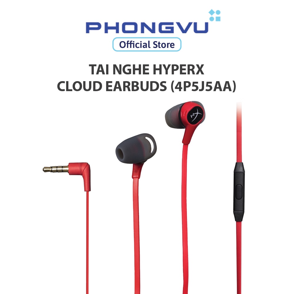 Tai nghe HyperX Cloud Earbuds (4P5J5AA) (Đỏ) - Bảo hành 24 tháng