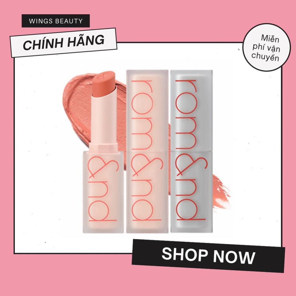Son thỏi ROMAND Zero Matte Lipstick