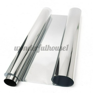  Mirror Silver Solar Reflective Window Film One Way Privacy Tint
