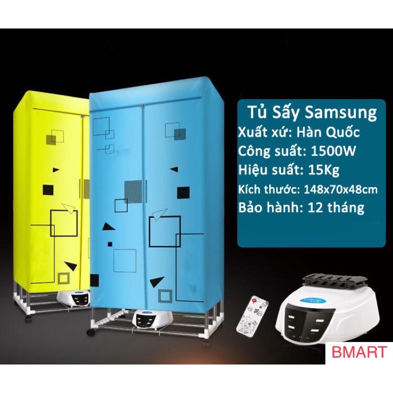 [ Chính hãng ] Máy sấy, Tủ sấy quần áo Tiross, Samsung, Jiplai TS880 | TS882 | TS883 sấy khô 10kg (Bảo hành 1 năm)