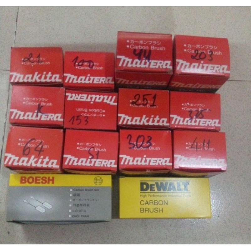 10 đôi chổi than Makita các số