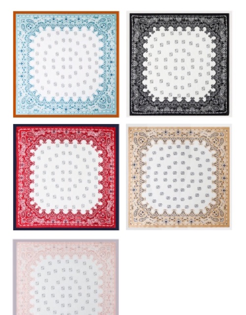 Khăn bandana lụa mini size 53x53 cm - Maben