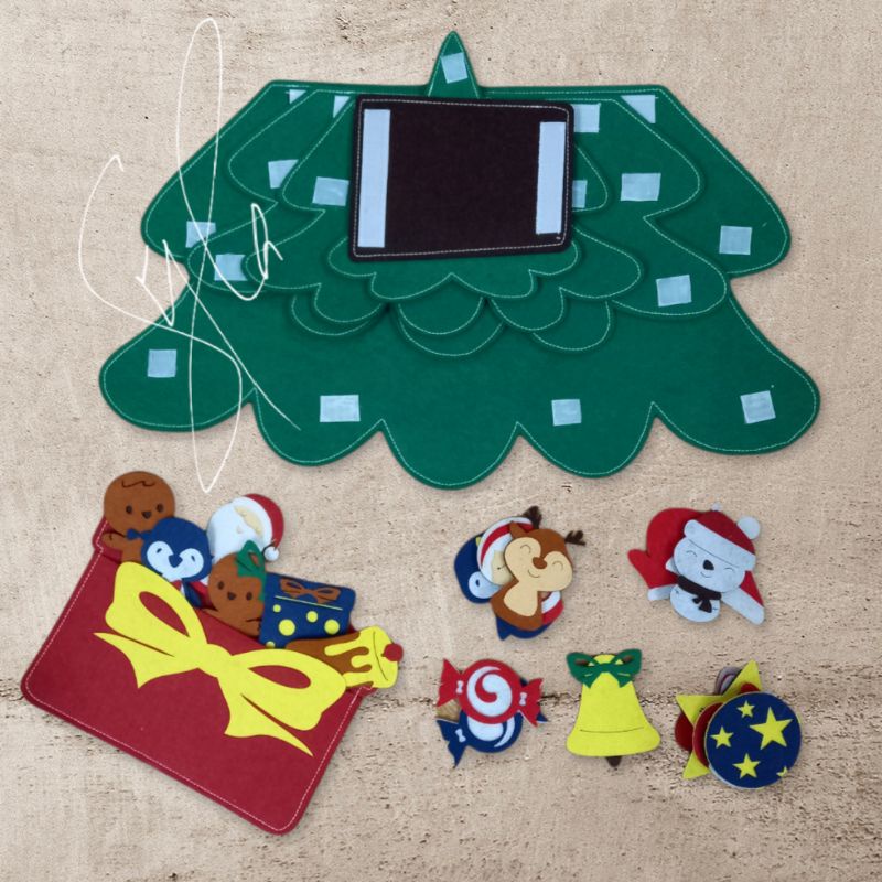 Cây thông vải dạ hàng thiết kế Saha cao 100cm