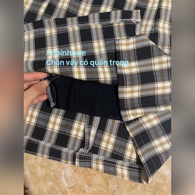 CHÂN VÁY KẺ ulzzang nữ siêu hot ( khách iu xem SỐ ĐO EO và Mông ở phần mô tả nhé) | BigBuy360 - bigbuy360.vn