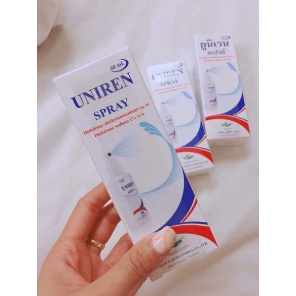 Xịt giảm đau UNIREN SPRAY Thái Lan 60ml