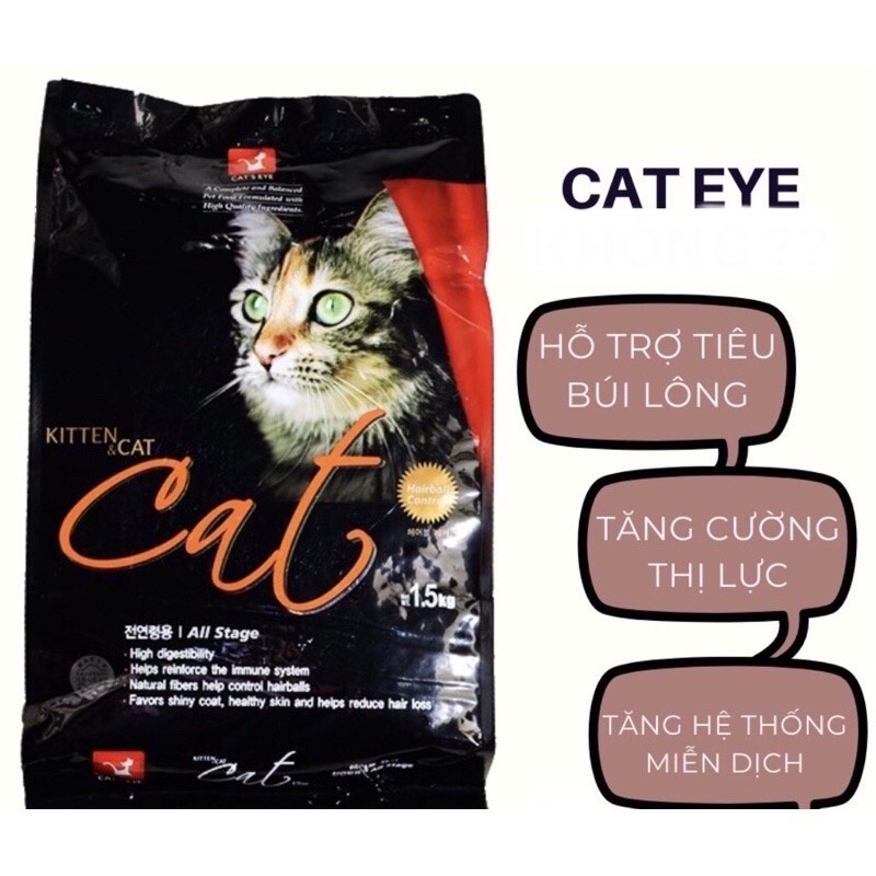 Hạt thức ăn cho mèo - Hạt Cat's eye 0,5kg - 1kg - ZIPPOPETSHOP